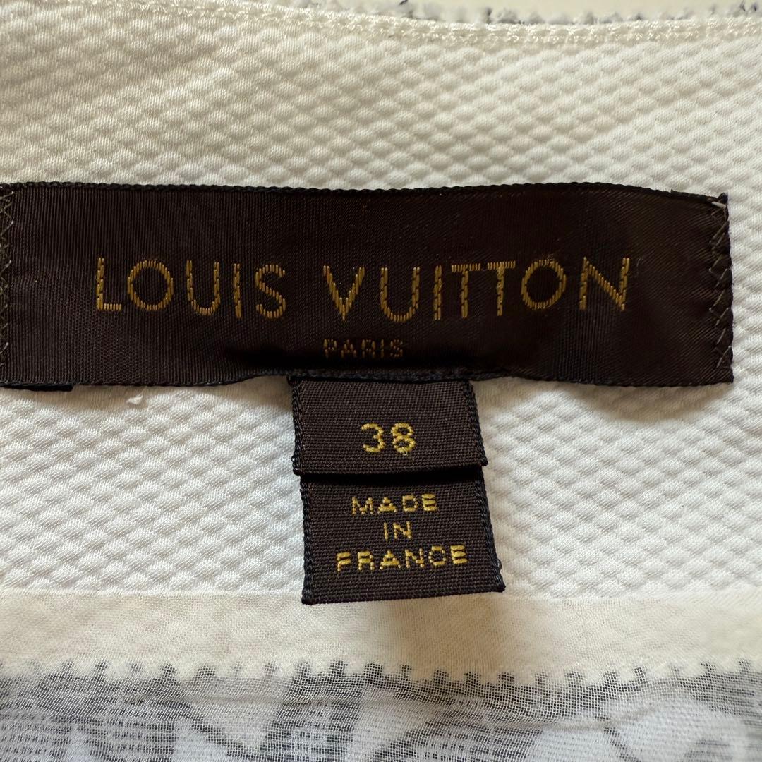 【ルイ ヴィトン】ワンピース パーティードレス 半袖 サイズ38 R-89