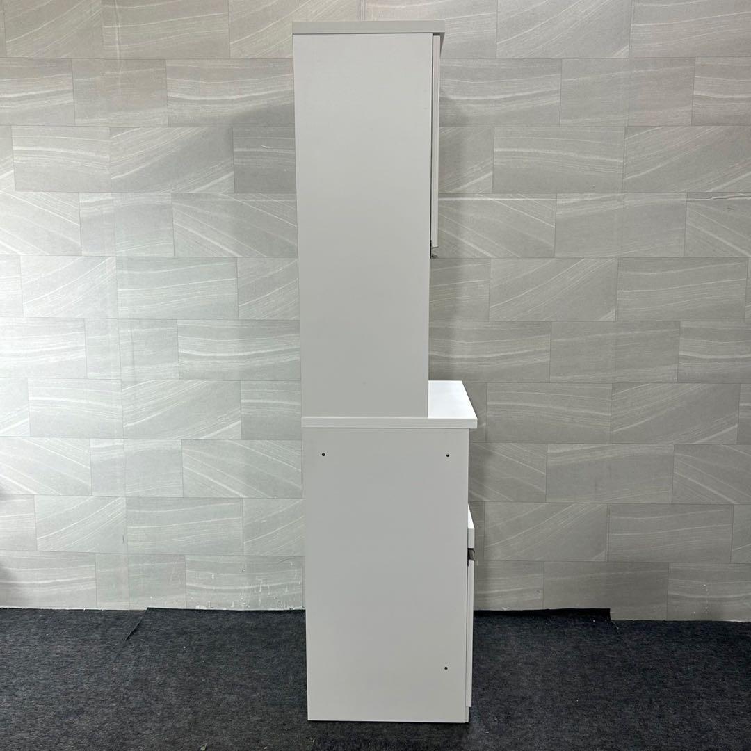 ニトリ 食器棚 リガーレ 60cm ホワイト キッチンボード 家具d4435