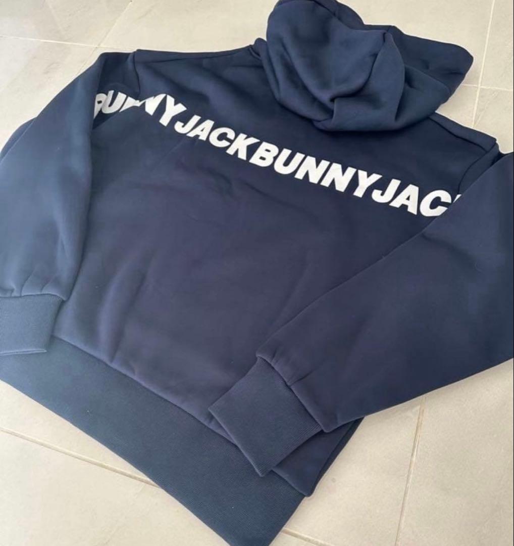 ジャックバニーKARUISHI裏フリースフーディプルオーバー