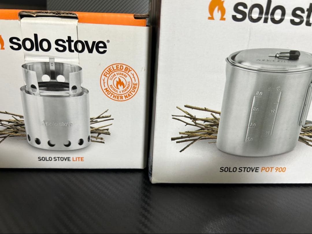 ソロストーブライト&pot900 セット備品多数
