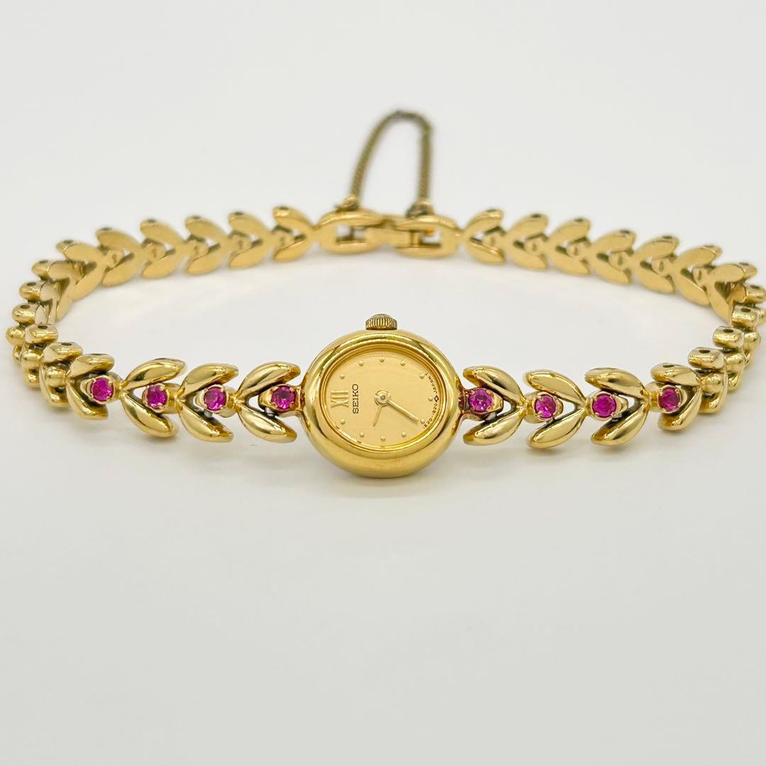 SEIKO セイコー 8P カラーストーン 1E20-805A クォーツ 腕時計