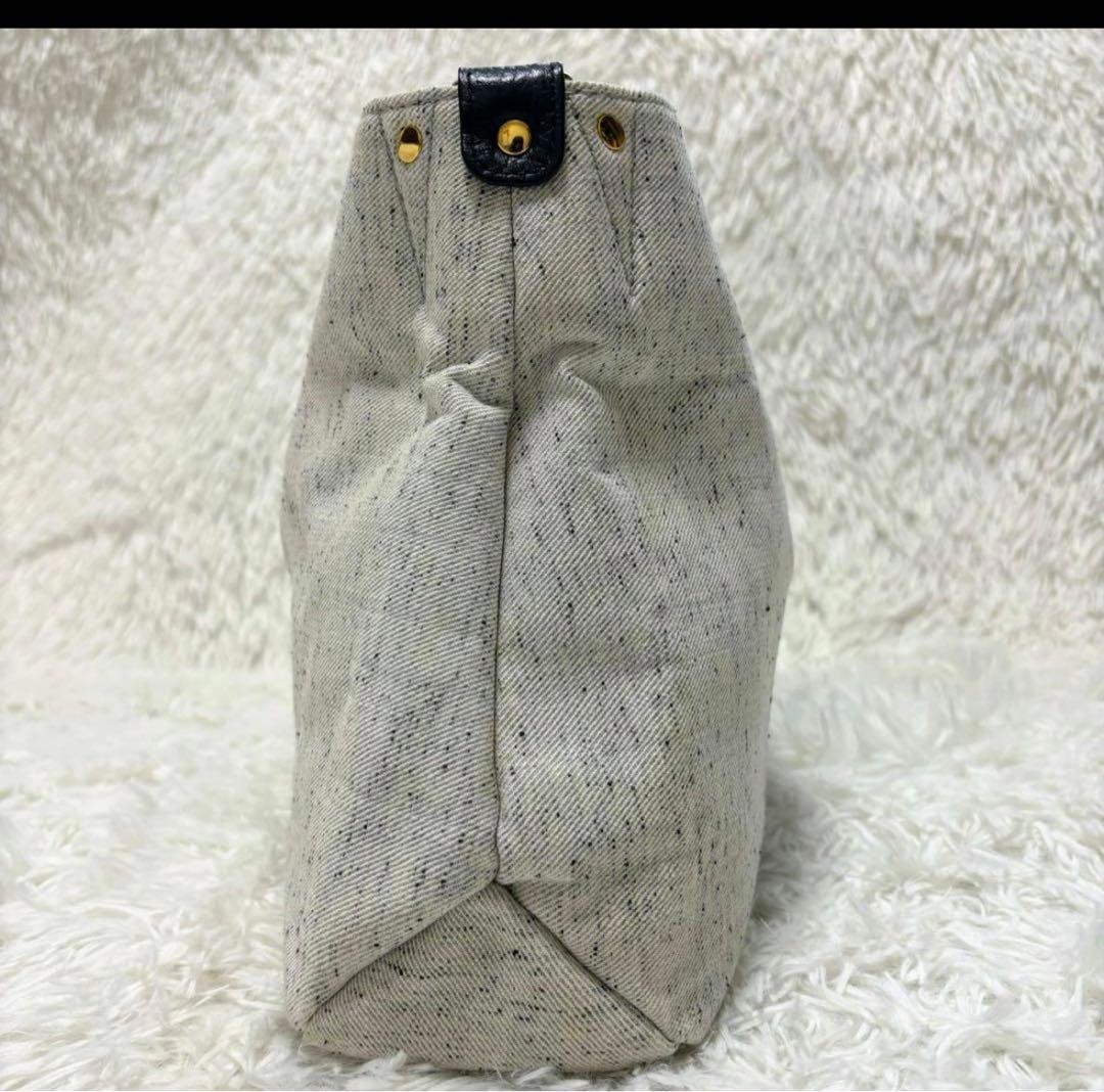 【希少】アタオ　ATAOエルヴィ ホワイトデニム ショルダーバッグ 2way