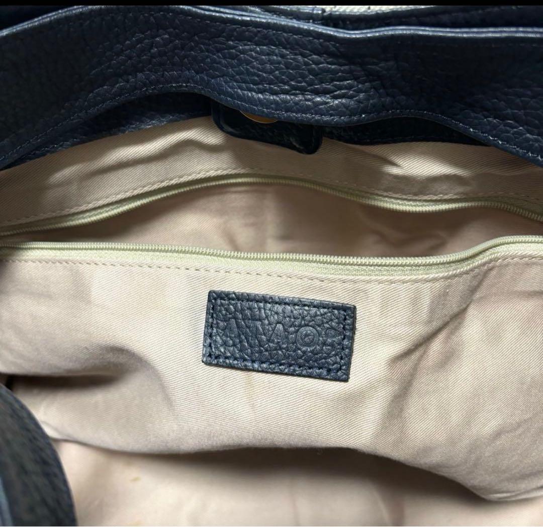 【希少】アタオ　ATAOエルヴィ ホワイトデニム ショルダーバッグ 2way