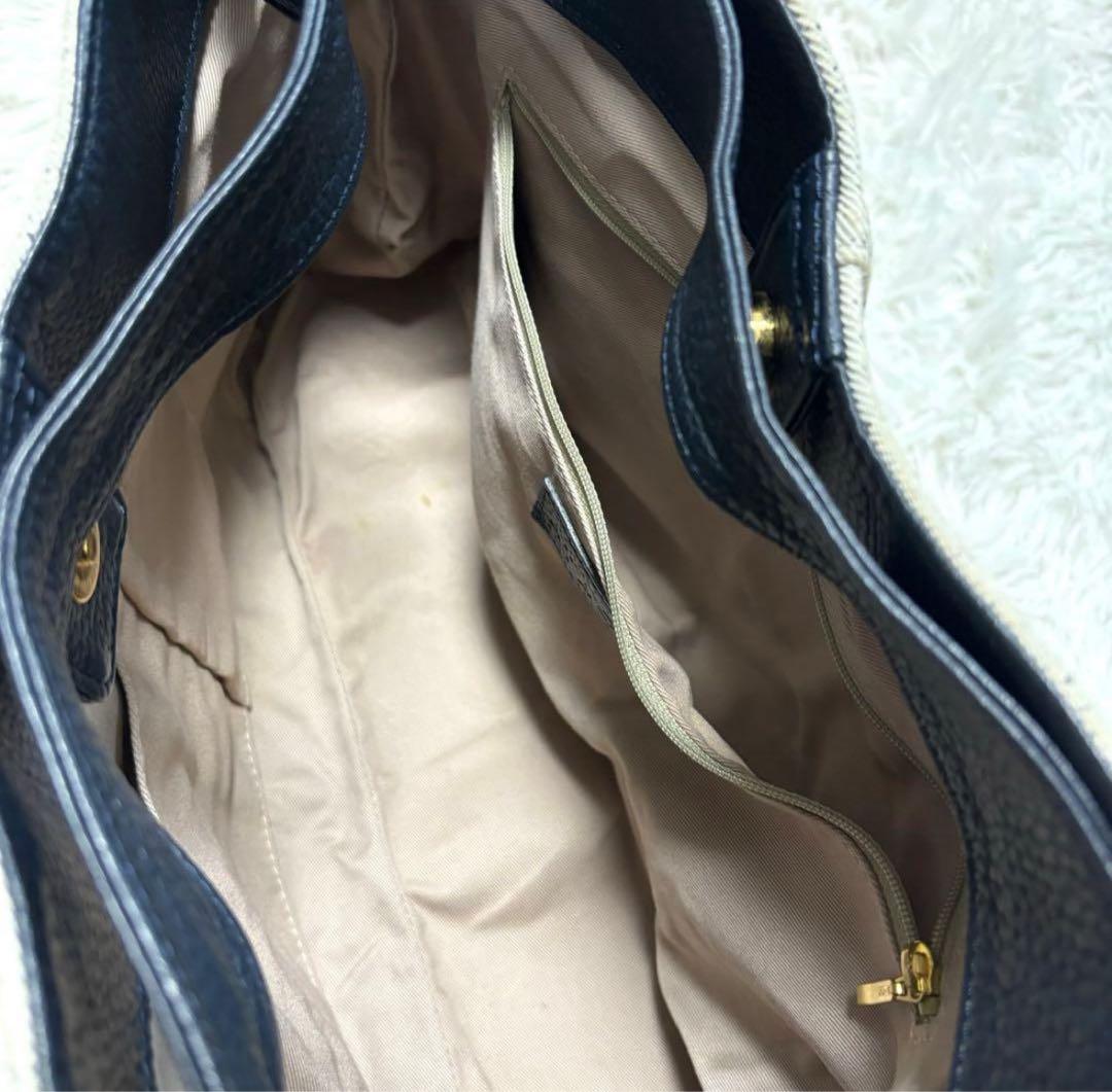 【希少】アタオ　ATAOエルヴィ ホワイトデニム ショルダーバッグ 2way