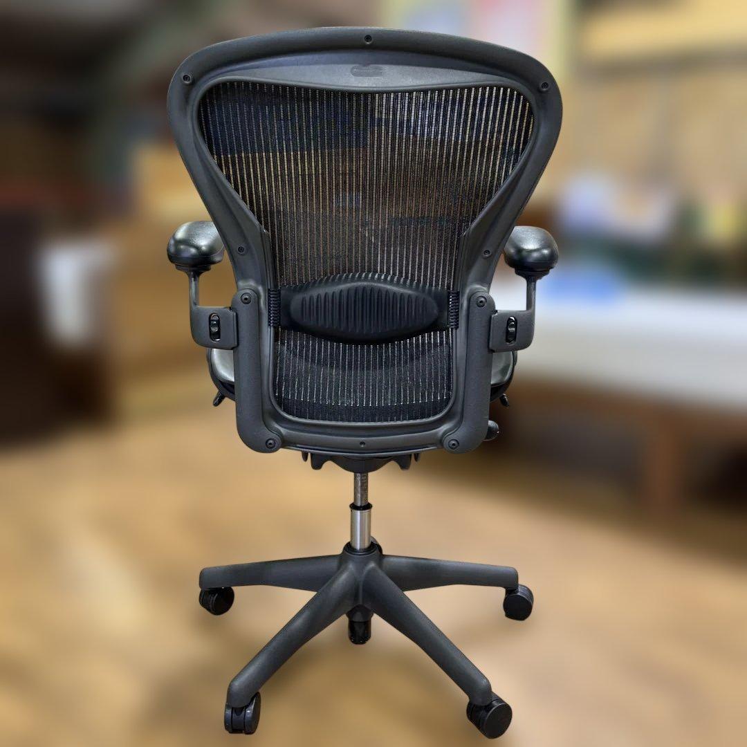 美品 ハーマンミラー アーロンチェア ランバーサポート Bサイズ フル装備