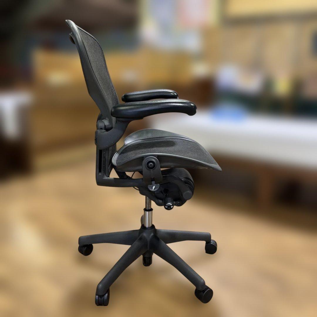 美品 ハーマンミラー アーロンチェア ランバーサポート Bサイズ フル装備