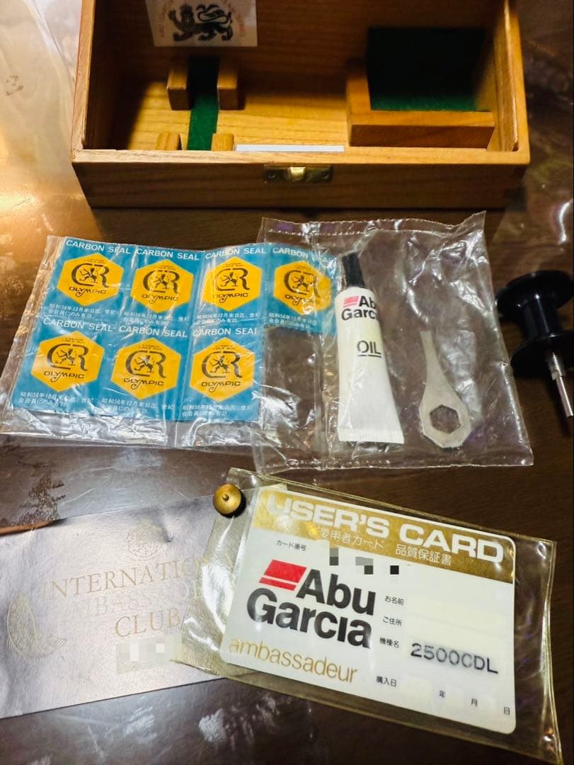0310！！AbuGarciaアンバサダー 2500CDL 24金