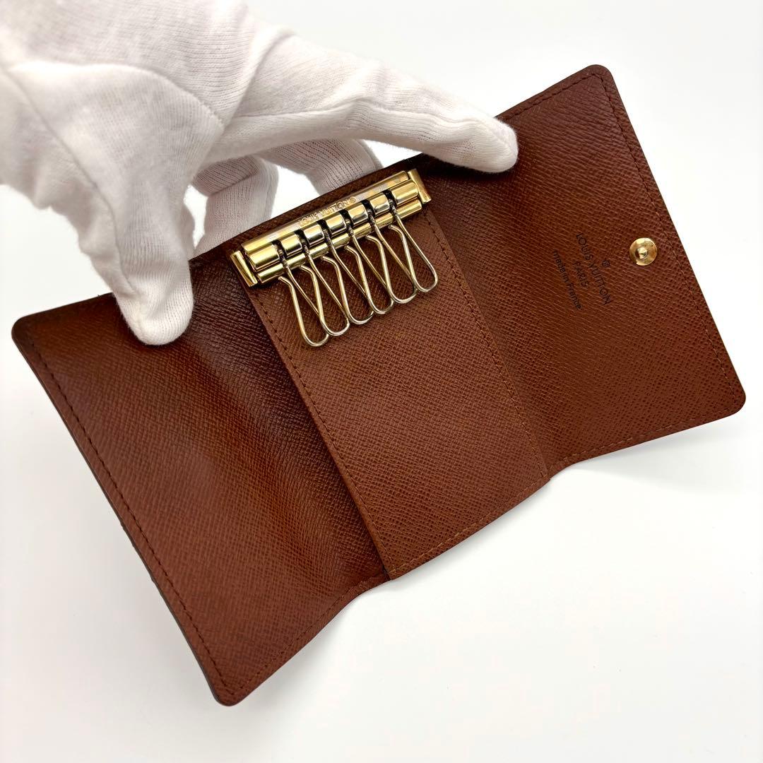 ルイヴィトンミュルティクレ6 モノグラム キーケース