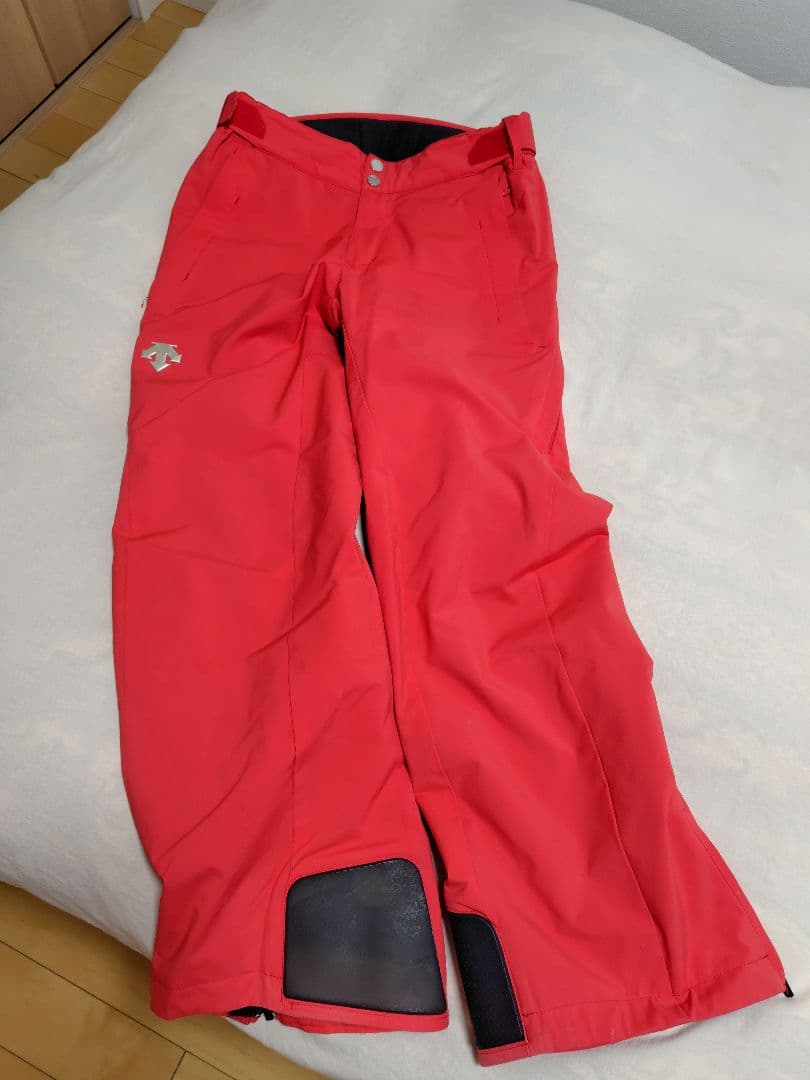 DESCENTE スキーウェアセット 緑/赤