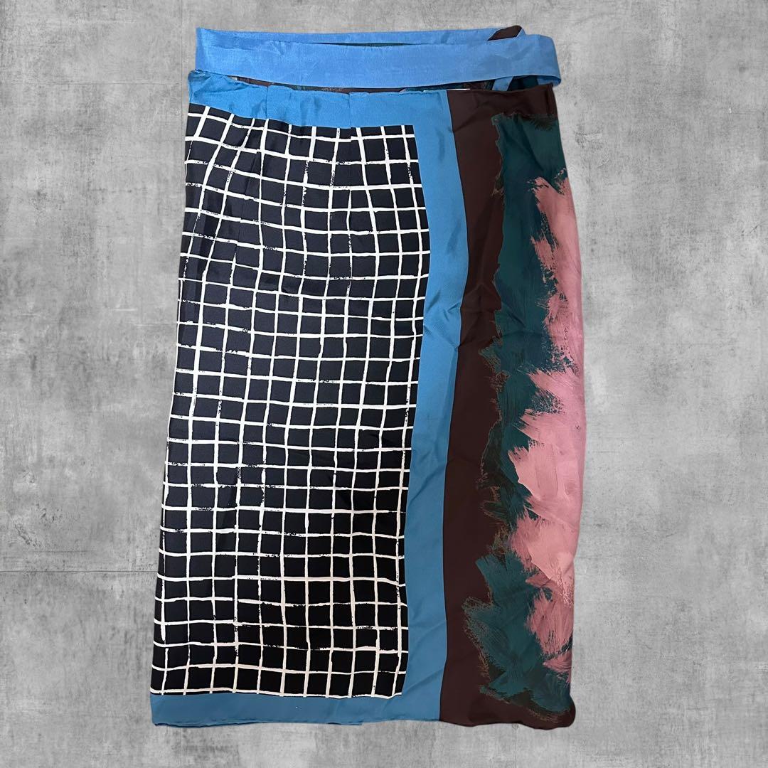 2024年モデル DRIES VAN NOTEN シルク ラップスカート