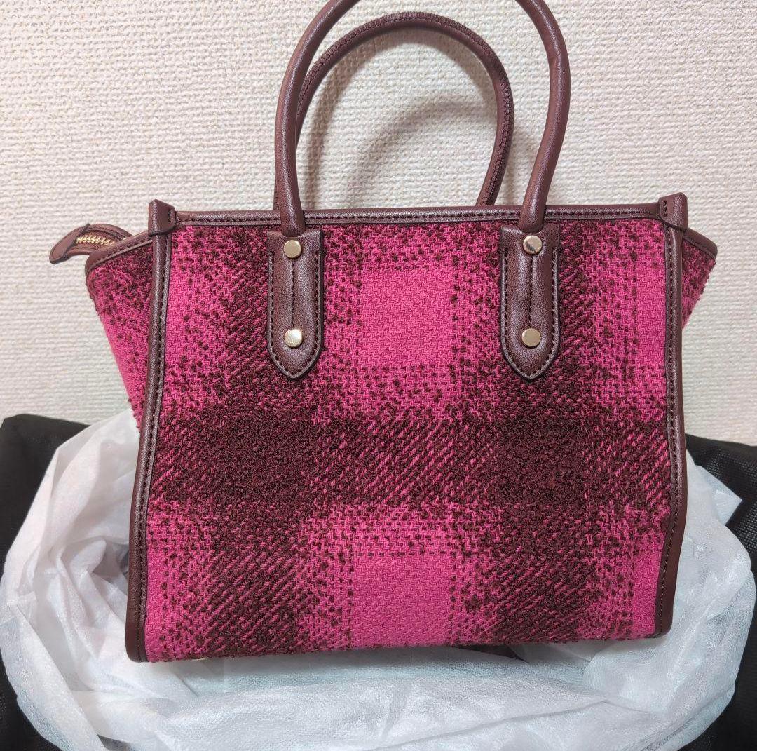 t*m様 Kate Spade New York ピンク チェック柄 バッグ