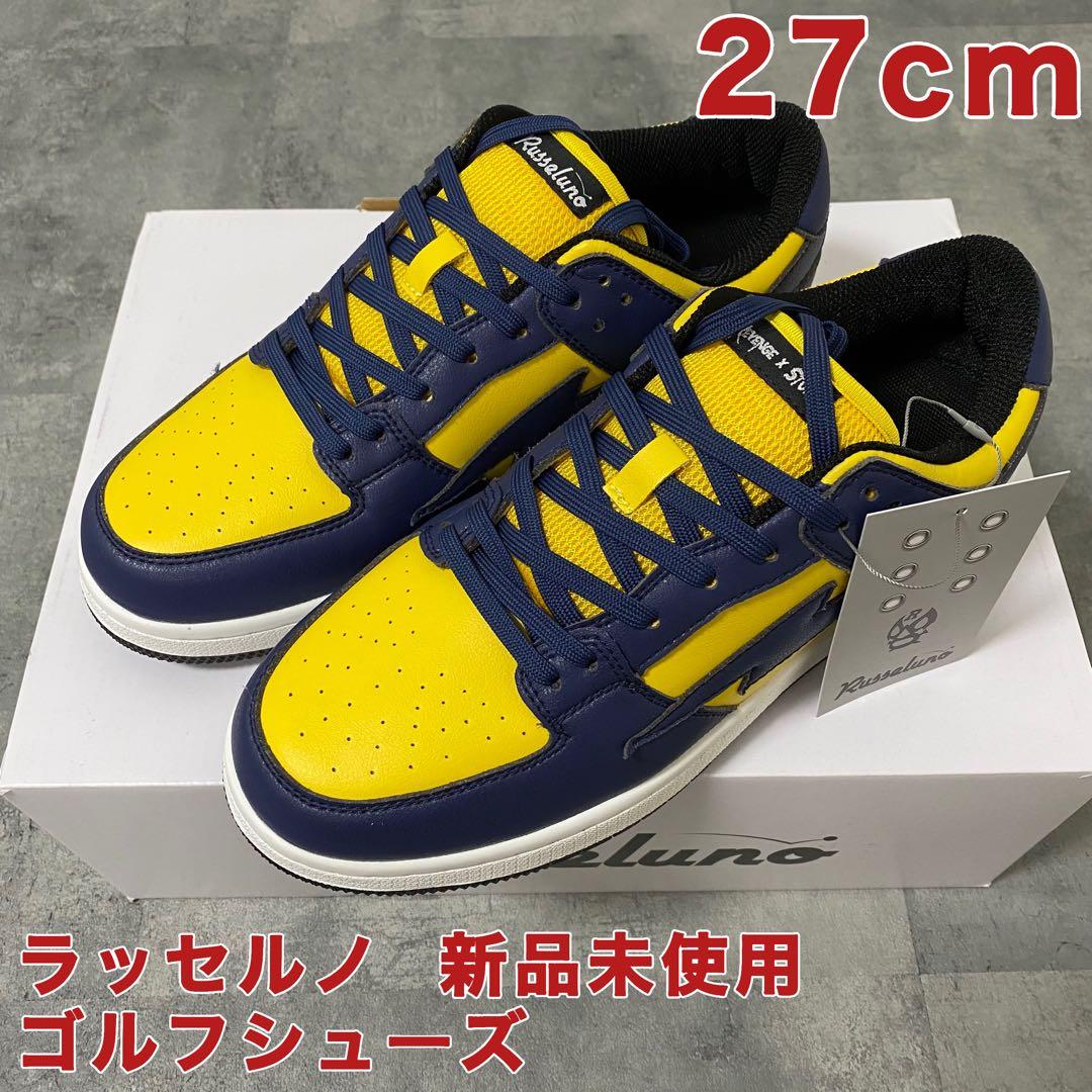 【新品】Russeluno ラッセルノ スニーカー ゴルフシューズ 27cm