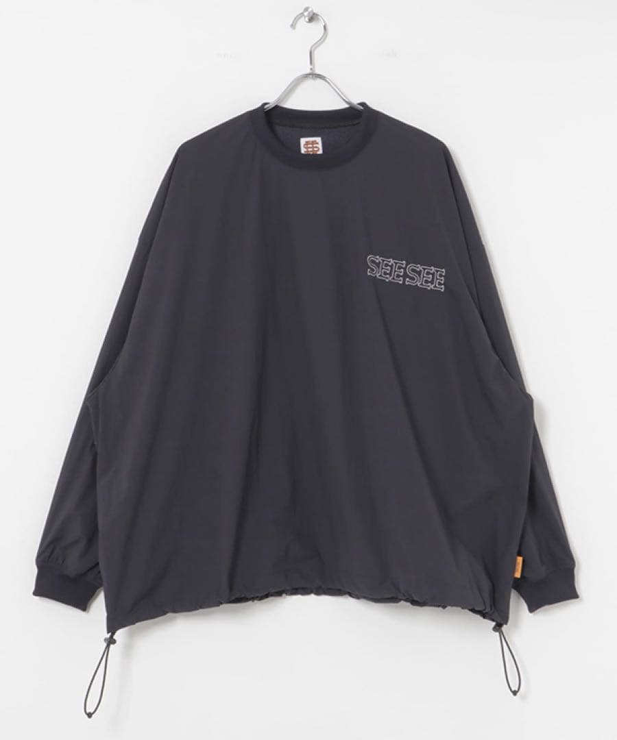 トップス seesee NYLON SUPER BIG LS FLAT T