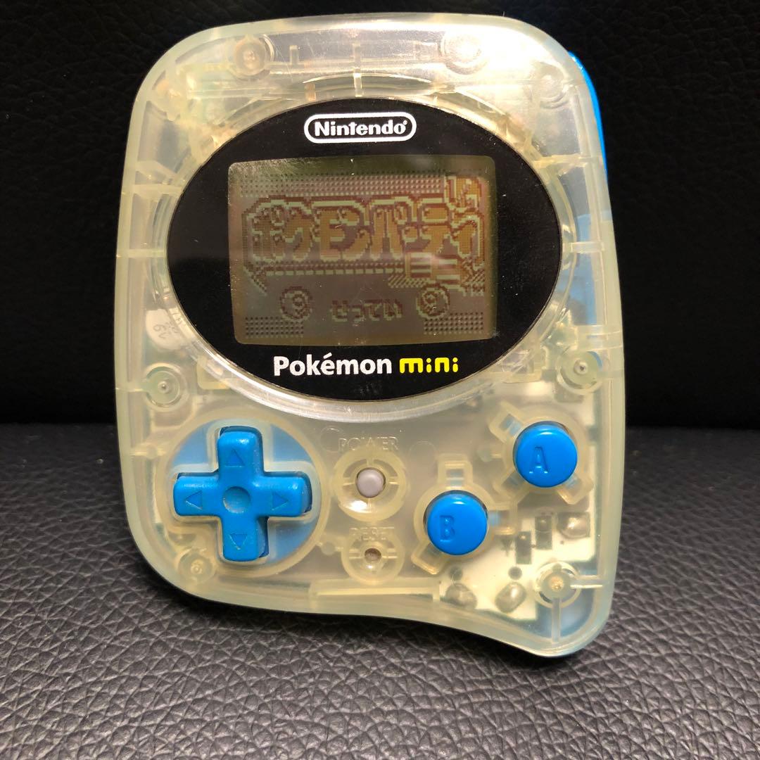 Pokémon mini 本体(動作品) + カセット7個セット　ポケモンミニ