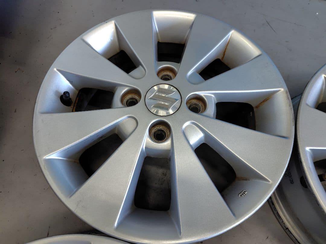 MH23SワゴンR純正アルミホイール4本セット/9900円