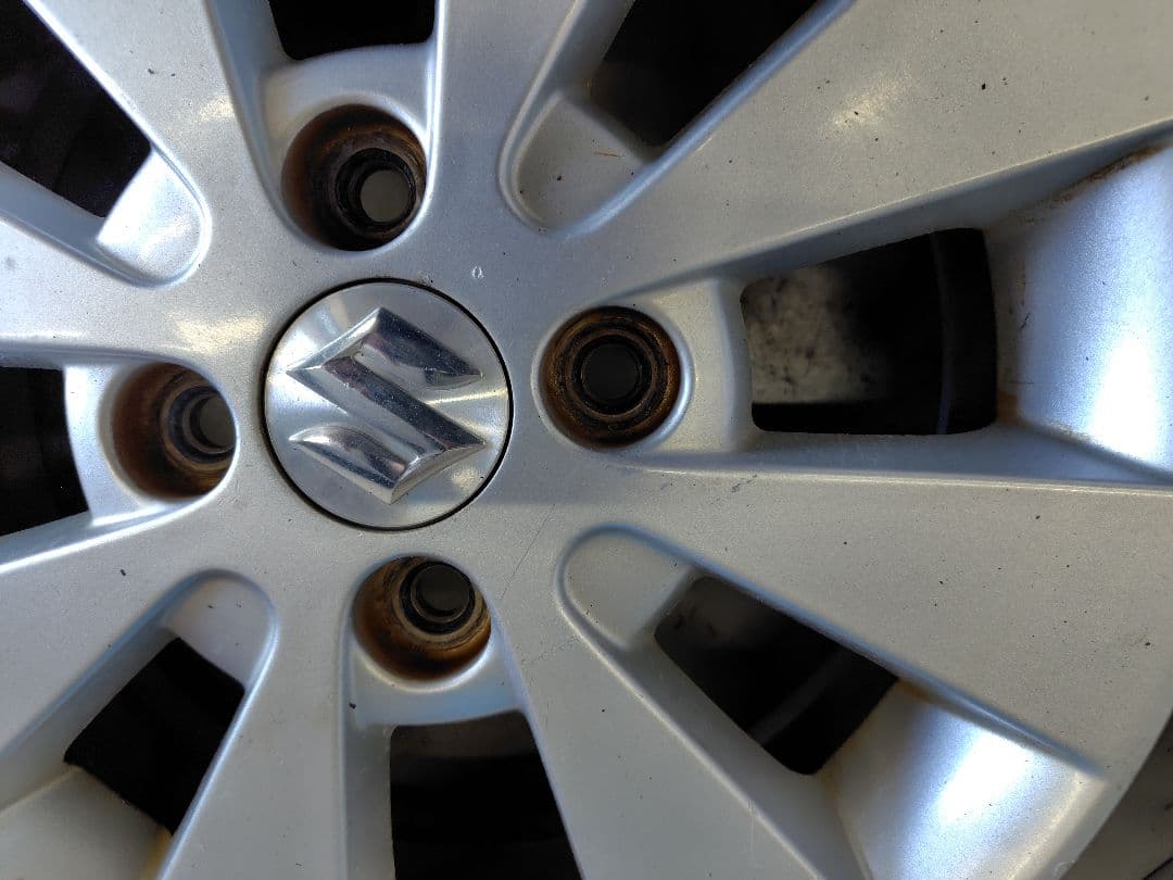 MH23SワゴンR純正アルミホイール4本セット/9900円