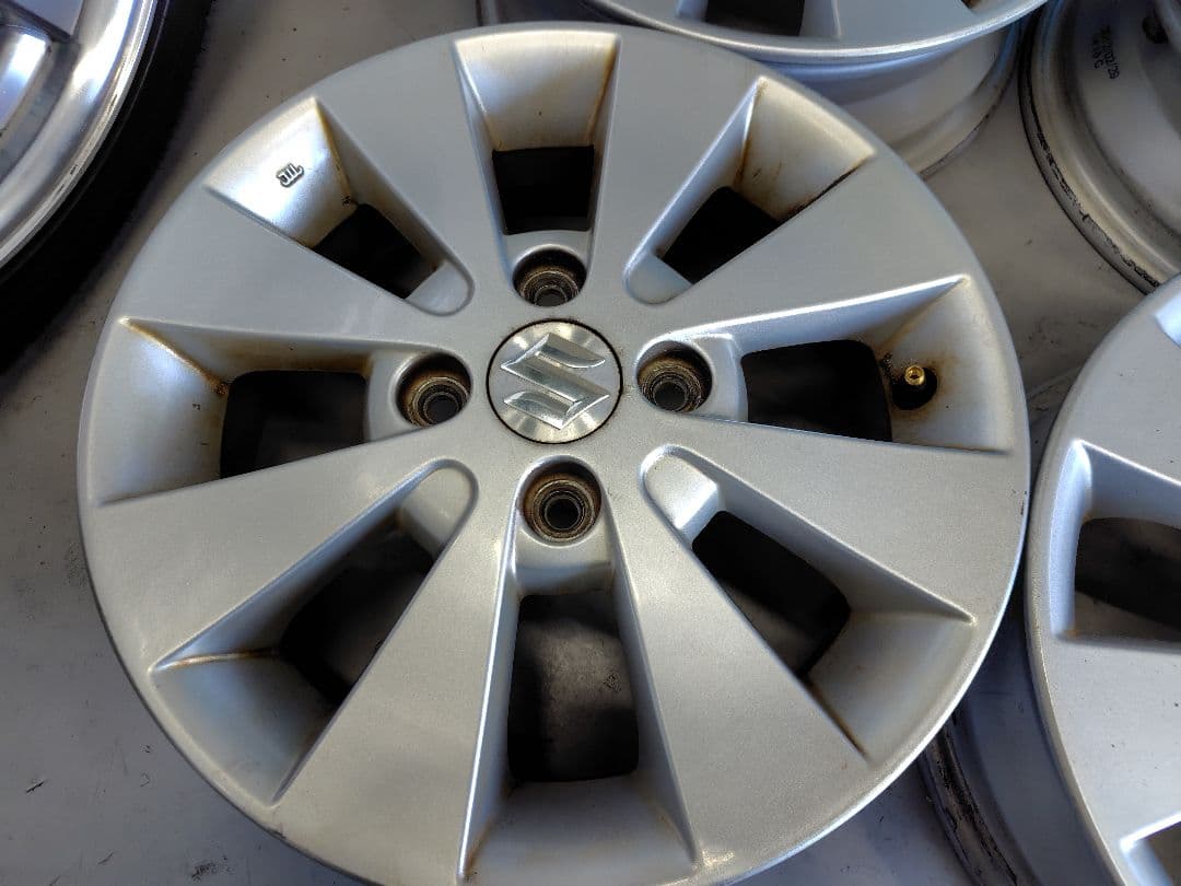 MH23SワゴンR純正アルミホイール4本セット/9900円