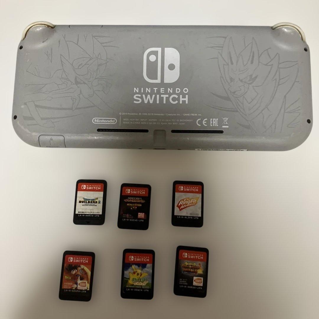 Nintendo Switch Lite グレー剣盾仕様➕この中1つカセット