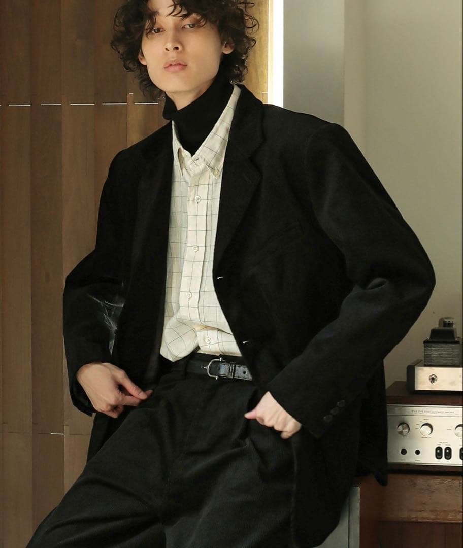 美品✨クラシック ヘビーコーデュロイ テーラードジャケット M Bleme