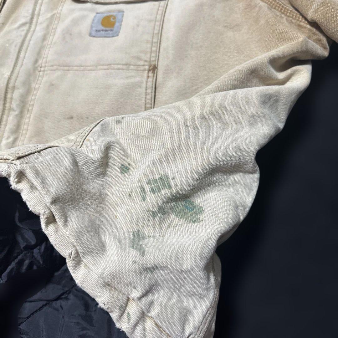 カーハート トラディショナルジャケット USA製 ビッグシルエット ボロ