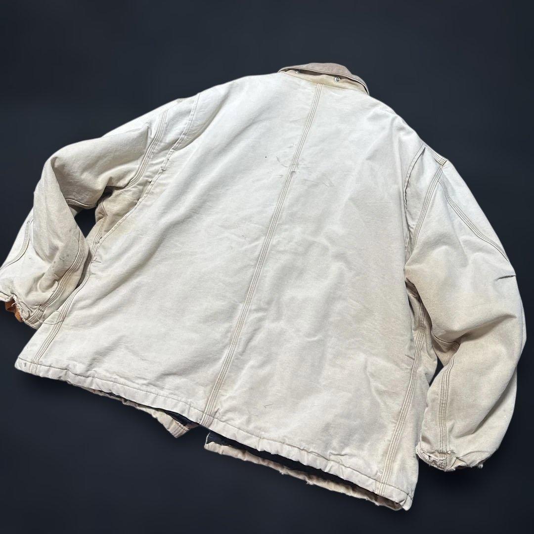 カーハート トラディショナルジャケット USA製 ビッグシルエット ボロ