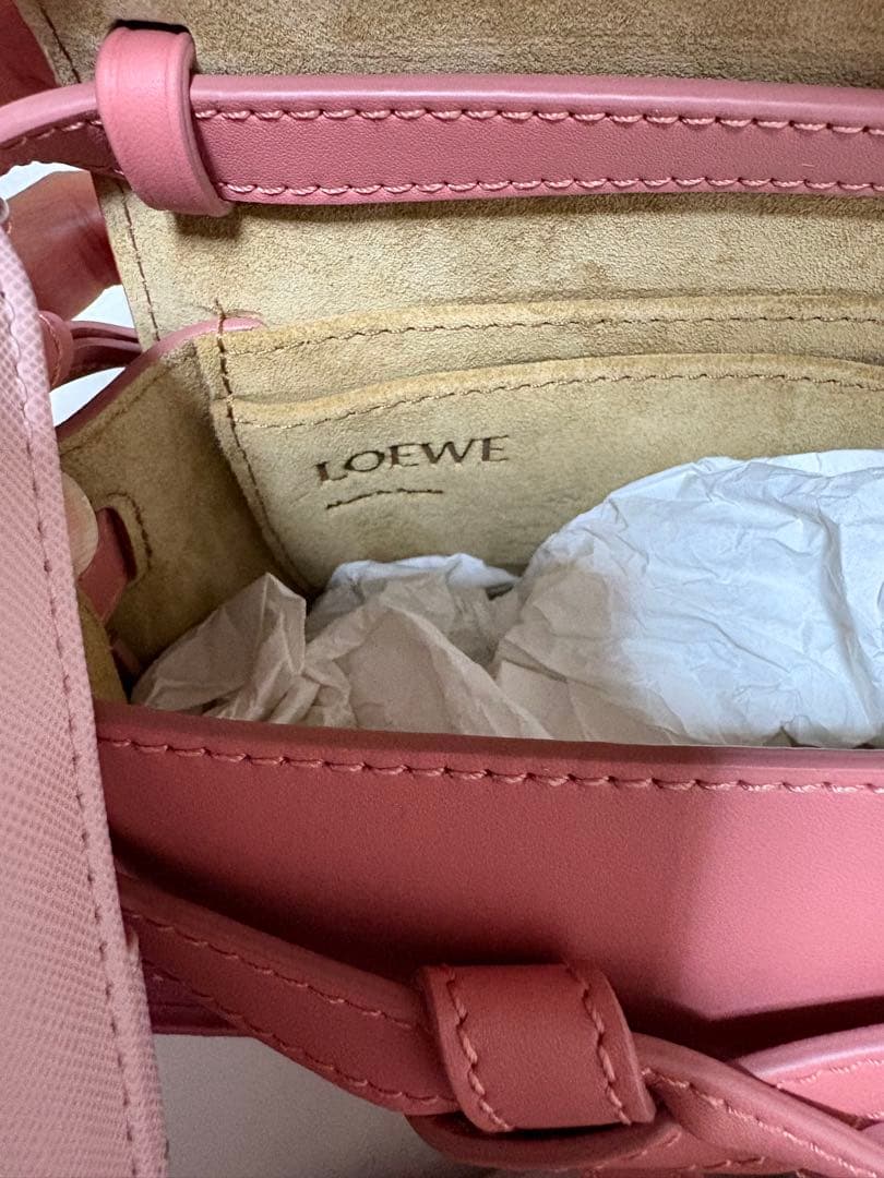 新品　ロエベ　ゲート　LOEWE ピンク ショルダーバッグ