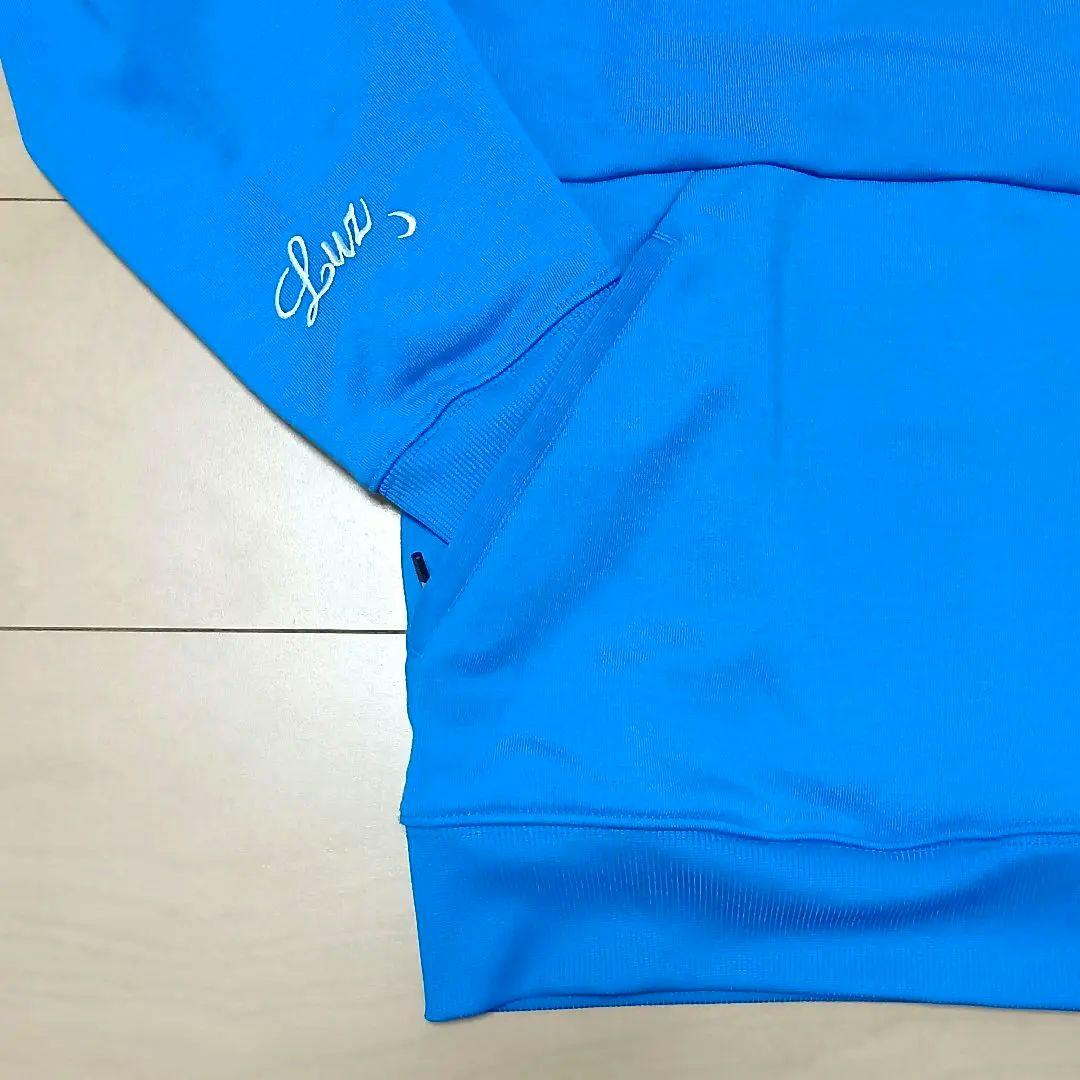 【新品未使用】ルースイソンブラ スウェット パーカー L 青 ストレッチ 廃盤