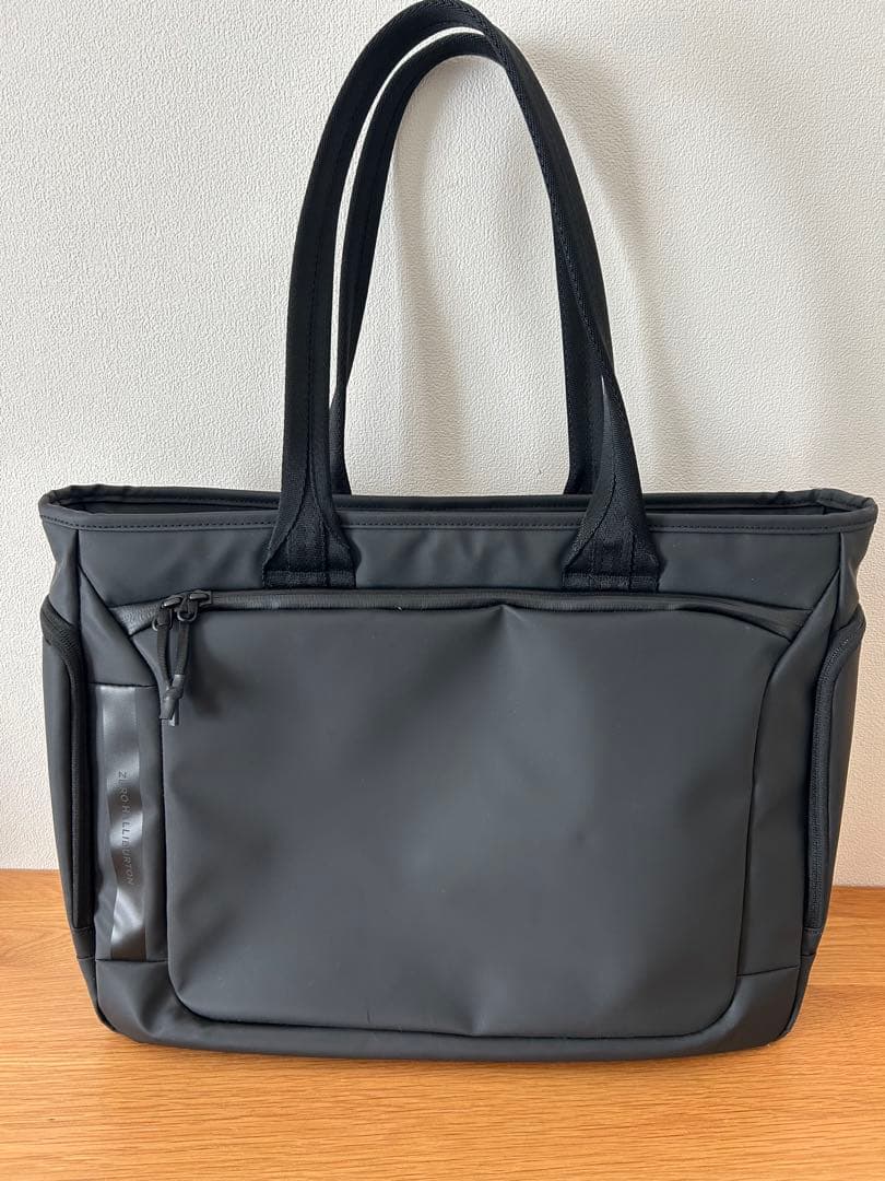 ゼロハリバートン トートバッグ メンズ ファスナー付き