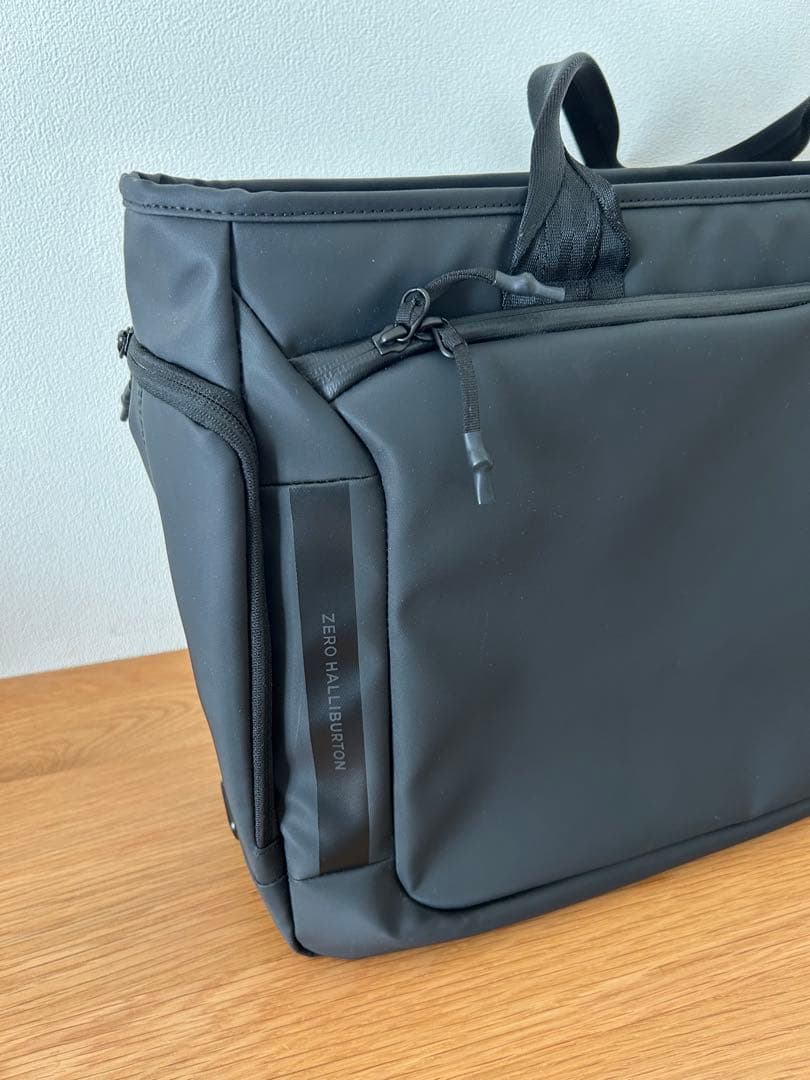 ゼロハリバートン トートバッグ メンズ ファスナー付き