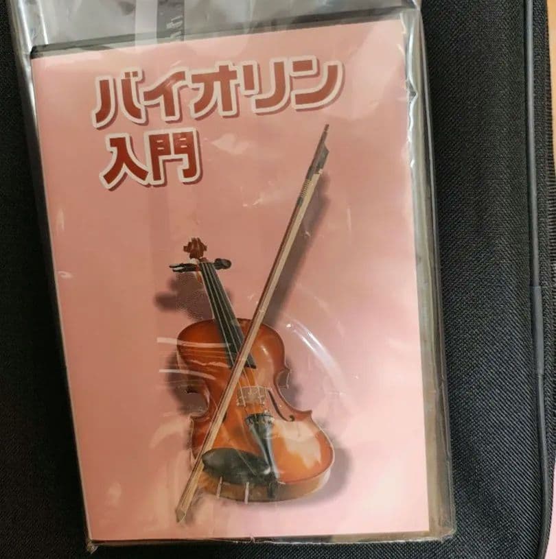 4/4 フルサイズ バイオリン本体と弓、ケース、付属品セット