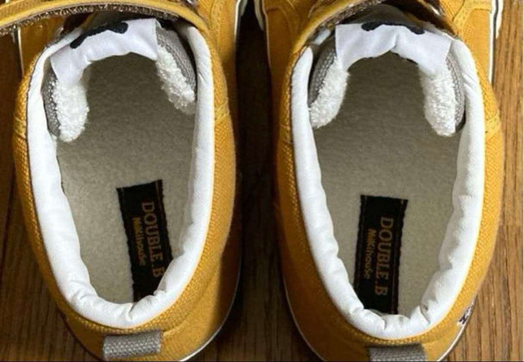 美品　double.B ダブルビー ハイカットスニーカー靴17.0cm