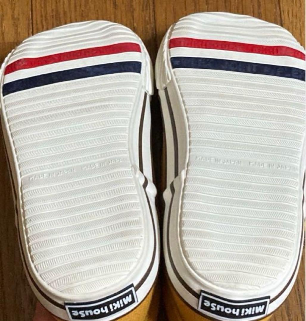 美品　double.B ダブルビー ハイカットスニーカー靴17.0cm