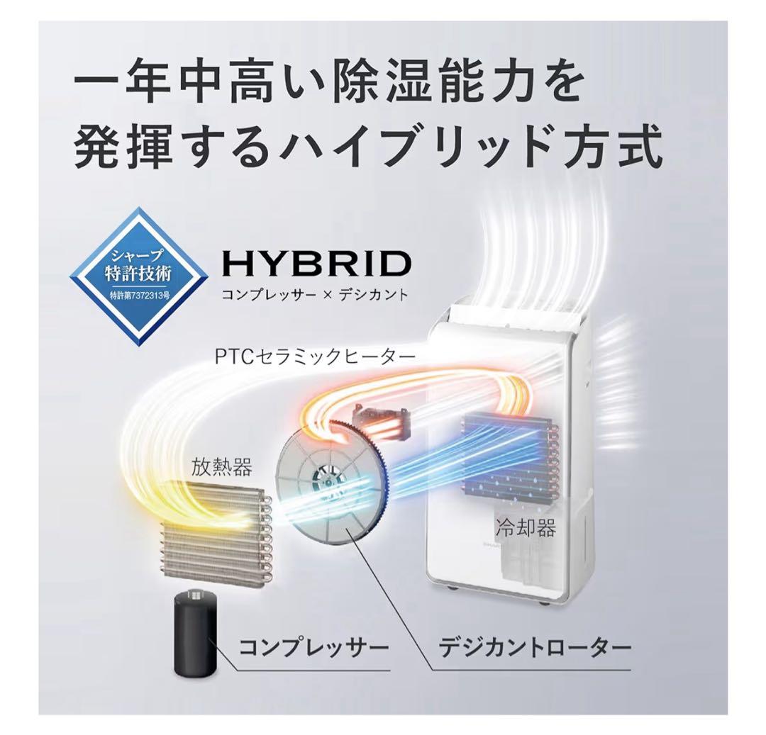 SHARP HYBRID除湿機CVSH150W