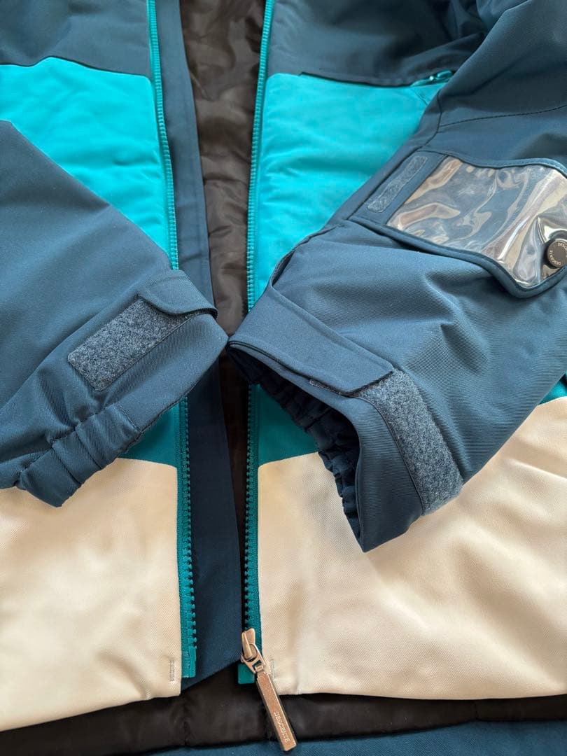 DESCENTE スキーウェア ネイビー/ターコイズ