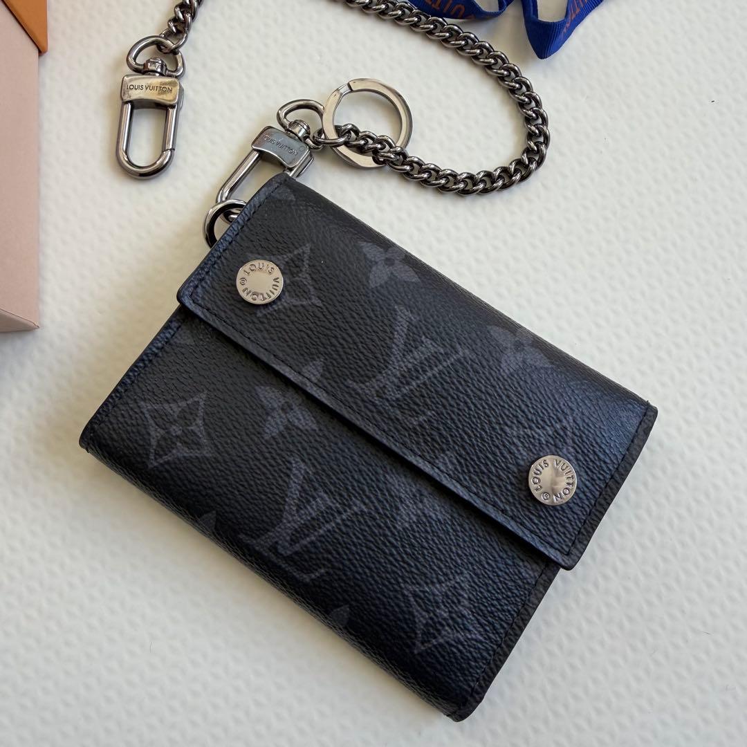 ルイヴィトン チェーン ウォレット LOUIS VUITTON 三つ折り 財布