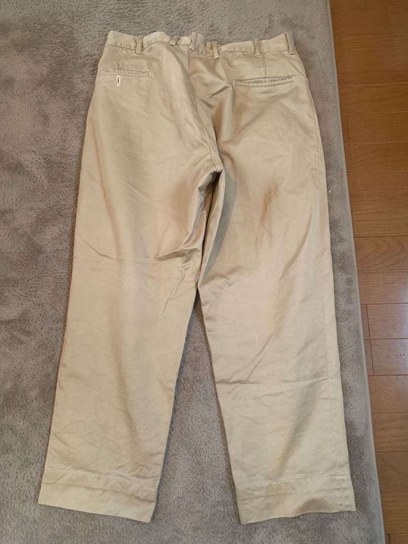 60s us army 尿素ボタン チノパン