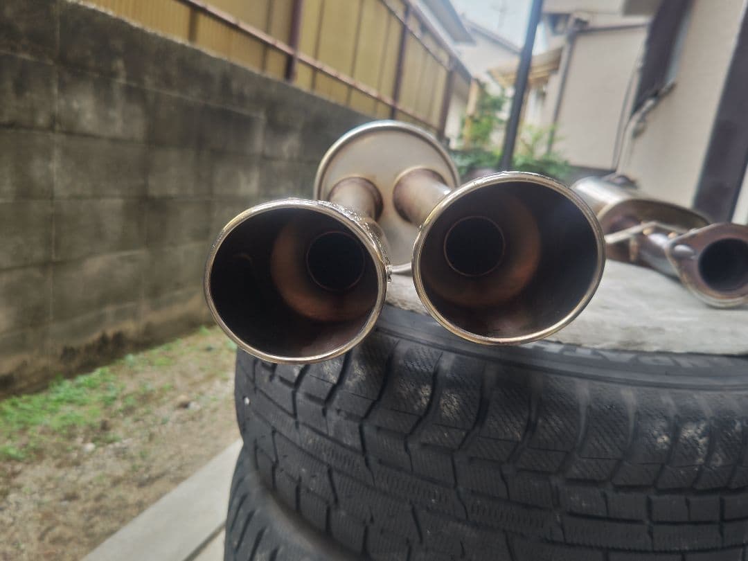 エルグランドE51　WELDUN　NISMO ステンレス デュアルエンドマフラー