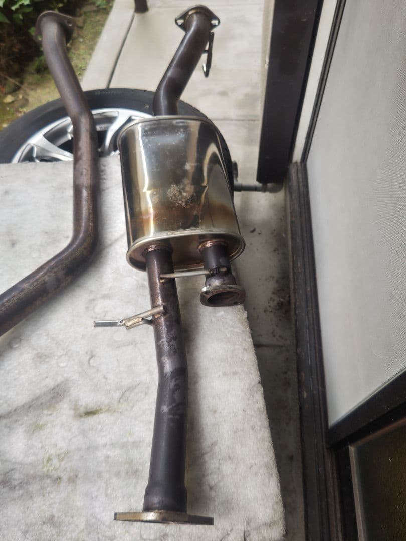 エルグランドE51　WELDUN　NISMO ステンレス デュアルエンドマフラー