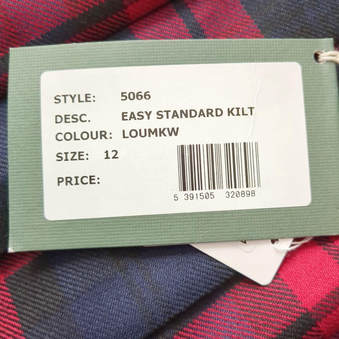 新品タグ付♥オニールオブダブリン　巻きスカート　プリーツ　チェック　膝丈　12