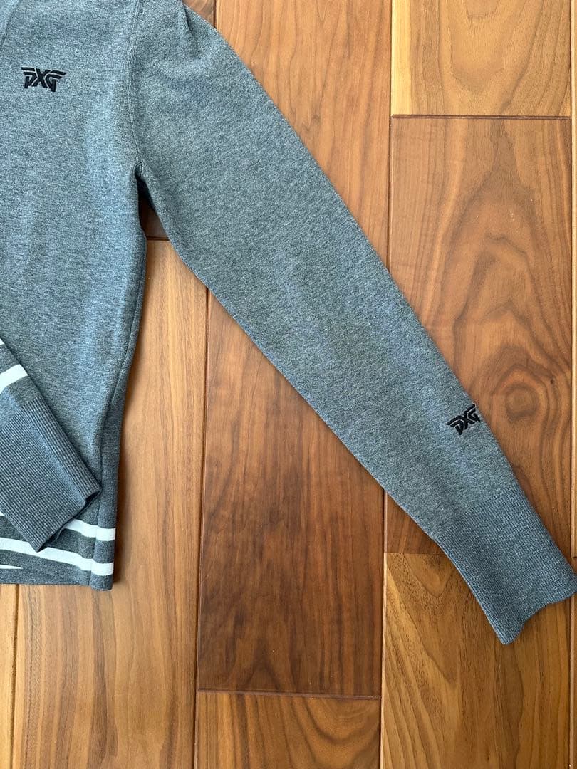 【新品未使用】PXG グレー ダブルボタンカーディガン