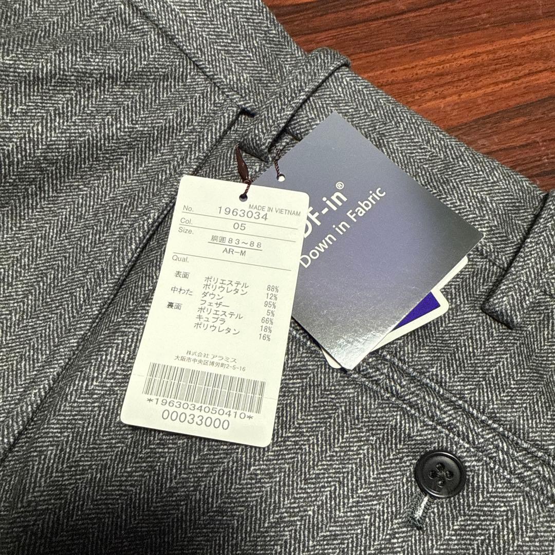 ウエスト83〜88新品未使用！ARAMIS秋冬ポリエステル素材暖か極暖スラックス