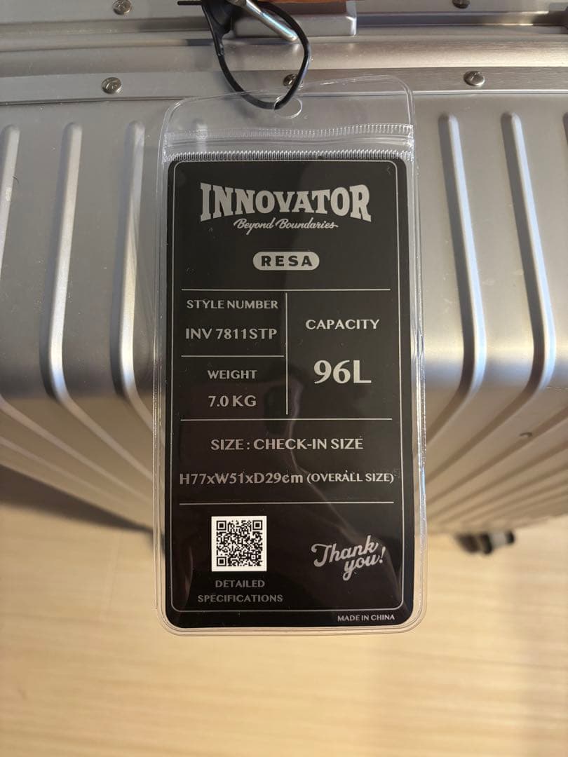 新品未使用innovator INV7811STP スターリングシルバー 96L