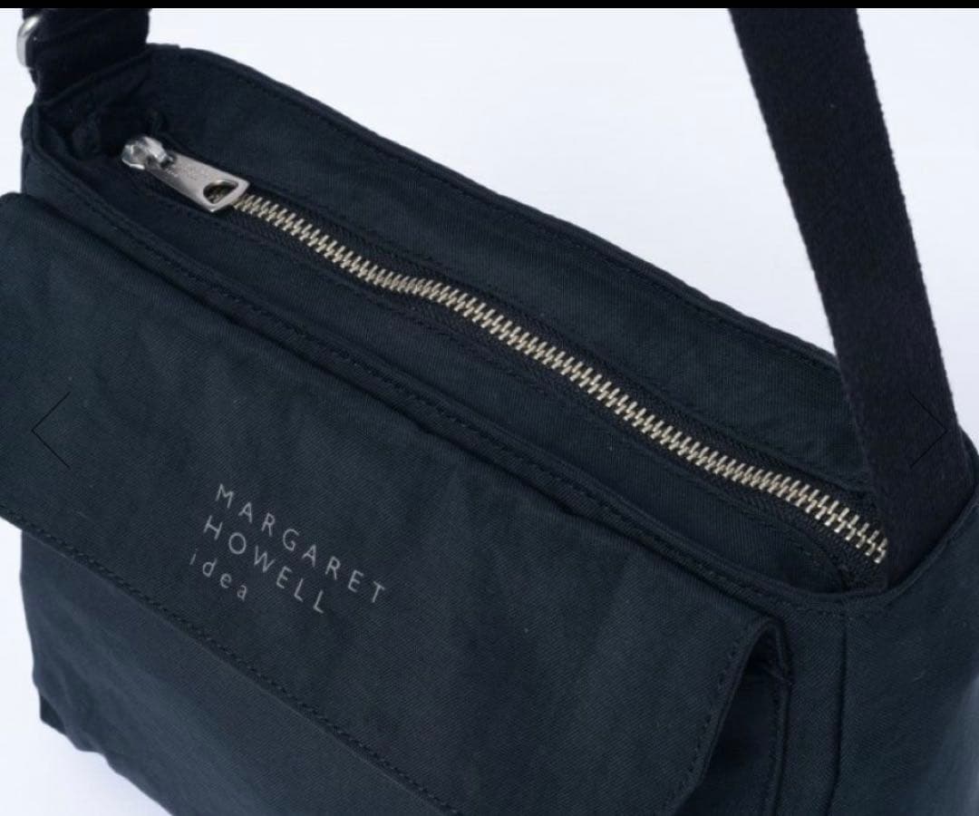 MARGARETHAWELL ideaダークグレー ショルダーバッグ