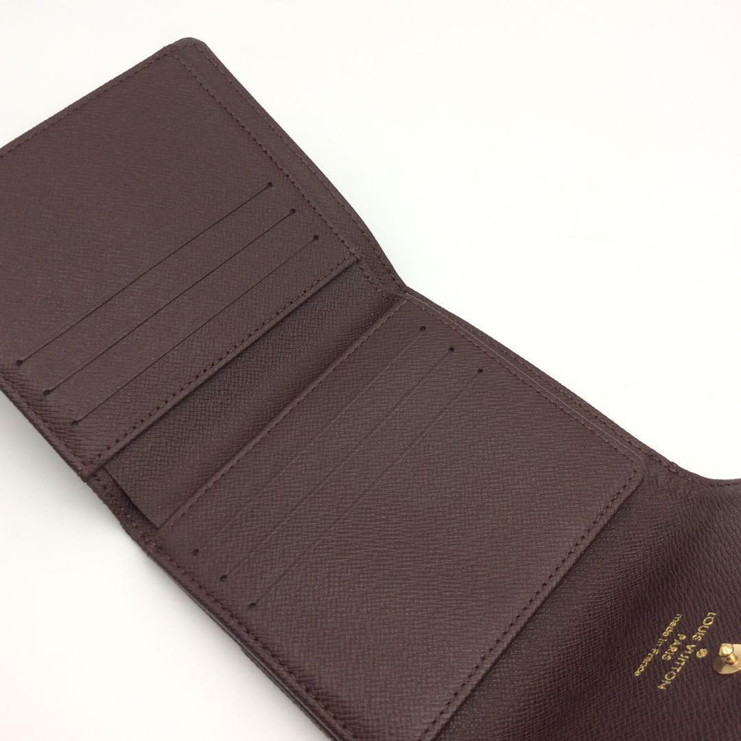 ルイヴィトン モノグラム ミニラン Wホック 三つ折り財布 正規品 新型