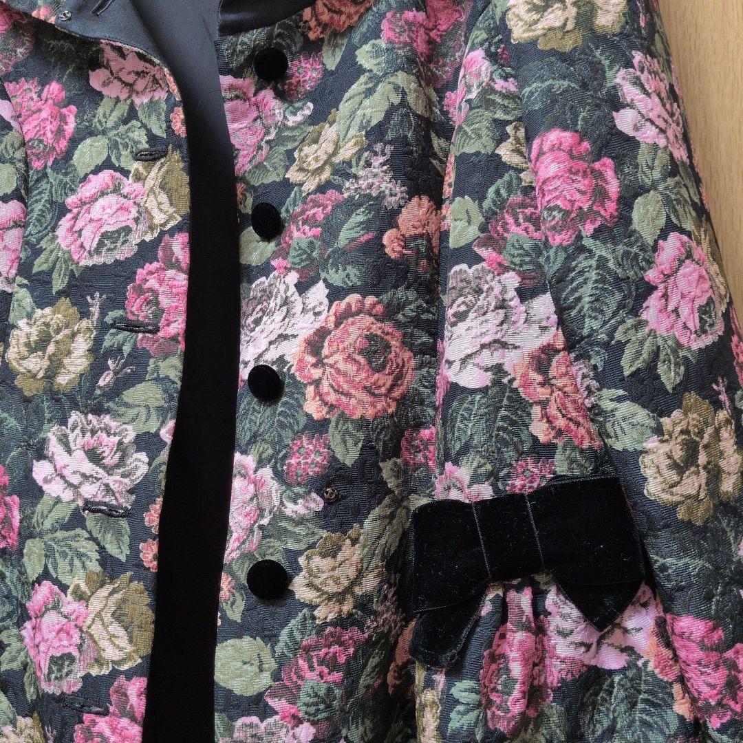 【試着のみ】エムズグレイシー　ゴブラン調ワンピース/コート　サイズ42