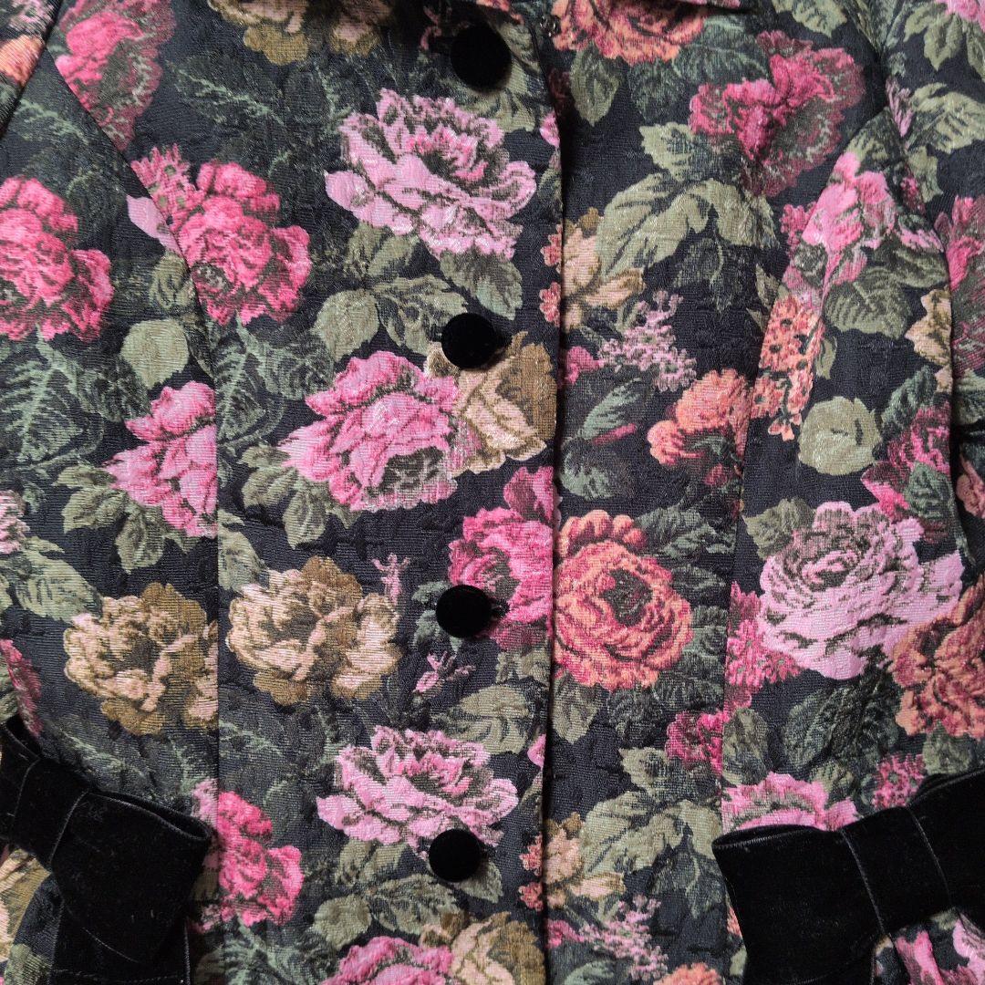 【試着のみ】エムズグレイシー　ゴブラン調ワンピース/コート　サイズ42