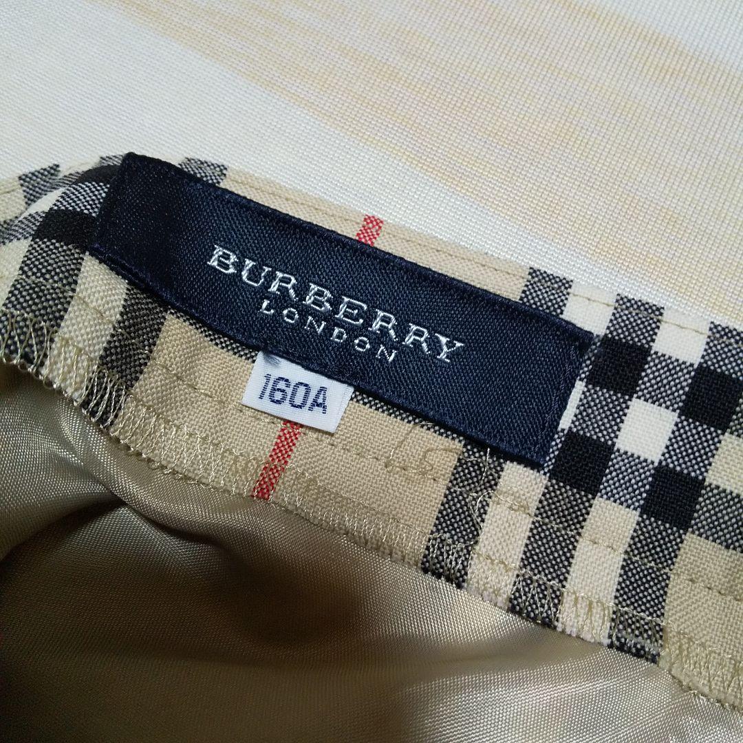 ＊専用です。バーバリーノバチェックスカート 160※極美品