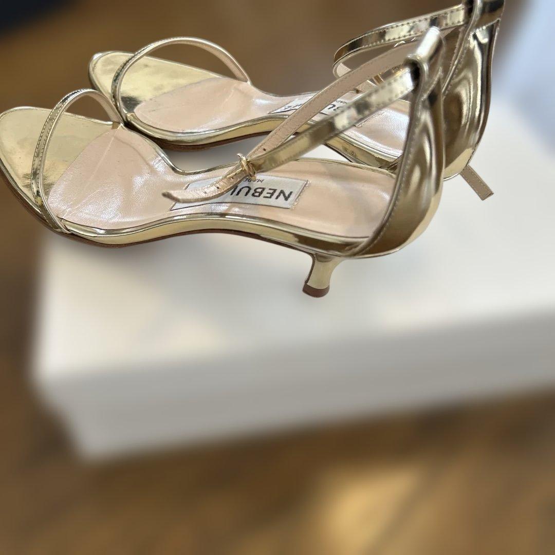 NEBULONI REFLEX 11 ゴールド サンダル 37