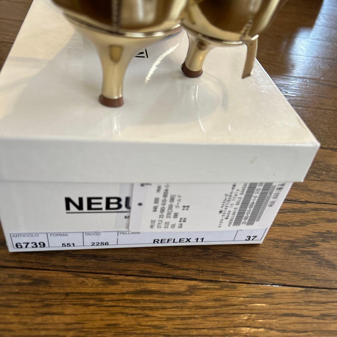 NEBULONI REFLEX 11 ゴールド サンダル 37