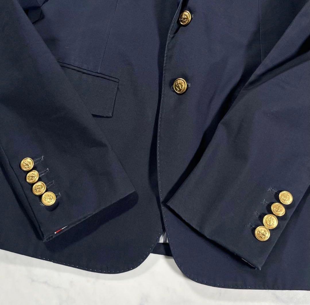 S*S様 【美品】THOM BROWNE トムブラウン　段返り3B紺ブレザー　金